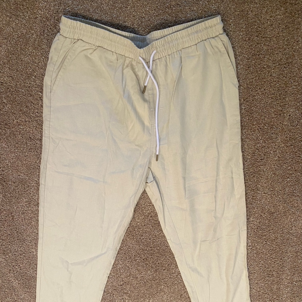 THE BRISA LINEN PANT - VINTAGE IVORY- NWT